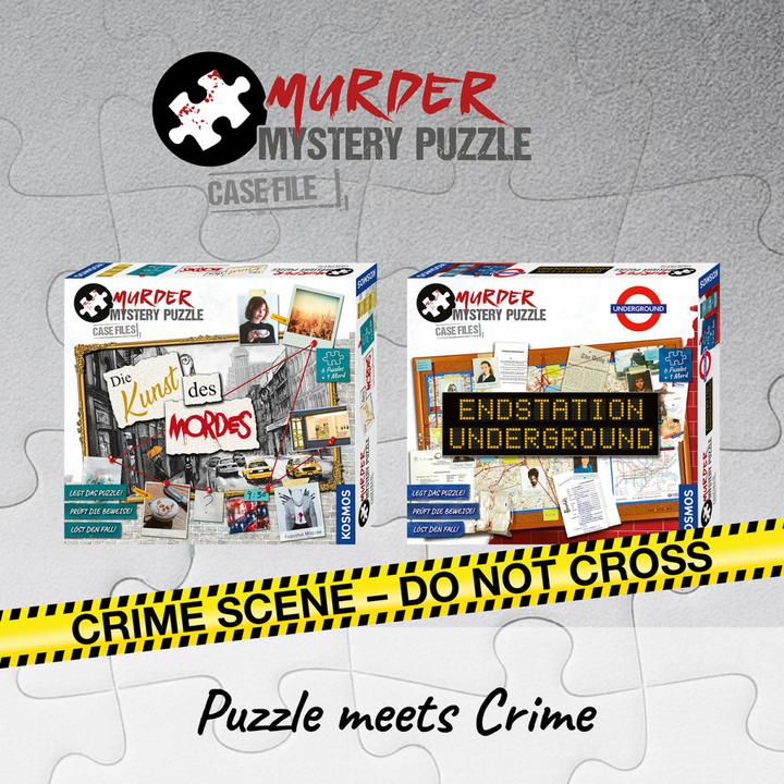 Produktbild Kosmos Murder Mystery Puzzle – Die Kunst des Mordes (50 Teile)