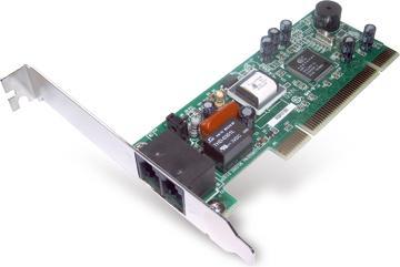 Image du produit Hamlet Modem fax V.92 Bus PCI 32Bit réception jusqu'à 115.2kpbs