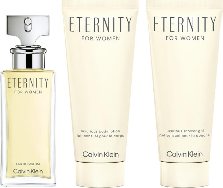 Immagine prodotto Calvin Klein Eternity Christmas 2023 Eau de Parfum 50 / Body Lotion 100 / Shower Gel 100 (Set profumo)