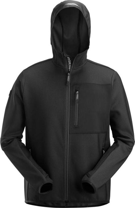 Snickers Workwear 80443104006 FlexiWork, Interlayer Hoodie mit Reissverschluss Grün L (XS, S, M, L, XL, XXL, 3XL)