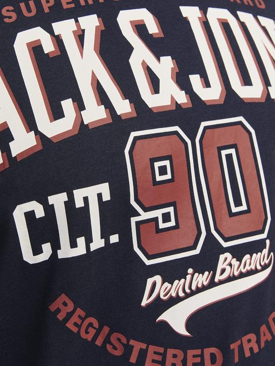 Image du produit Jack & Jones Jjelogo Tee Ss O-Neck 2 Col Aw24 S Pls (4XL)