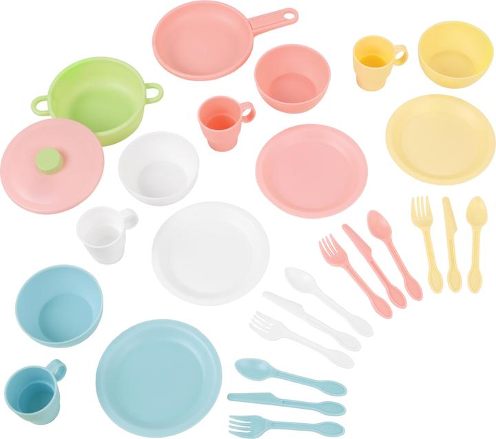 Immagine prodotto KidKraft 27-teiliges pastelfarbenes Koch-Set