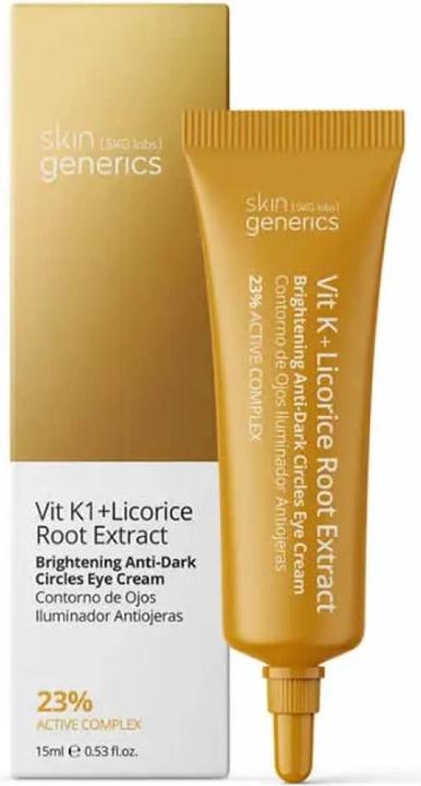 Produktbild Skin Generics Vit K1 Süssholzwurzelextrakt Augencreme 15ml (15 ml)