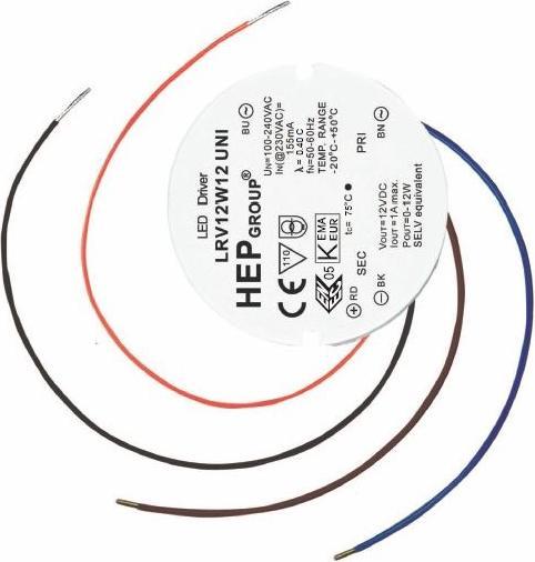Produktbild Synergy 21 HEP Netzteil - 12V 12W - für Unterputzdose