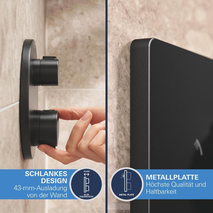Produktbild Grohe Precision Thermostat Unterputz-Duschsystem mit Vitalio Start 250 Kopfbrause und Vitalio Start 110 Ha