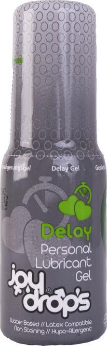 Actual product image JoyDrops Delay Personal Lubricant Gel - 50ml