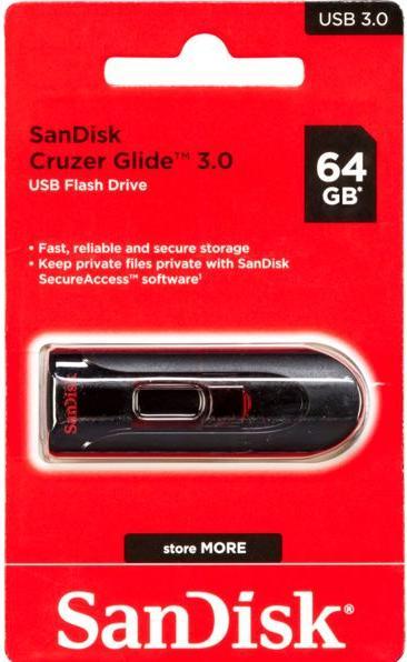 Produktbild SanDisk Cruzer Glide 3.0 (64 GB, USB-A)