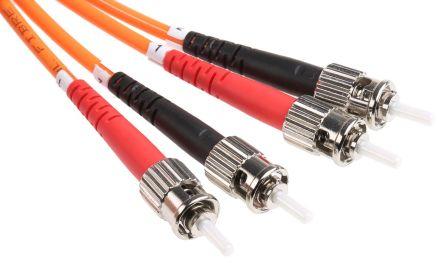 Produktbild Rs Pro LWL Patchkabel 50µm ST-ST DX 5m (S/UTP, 5 m)