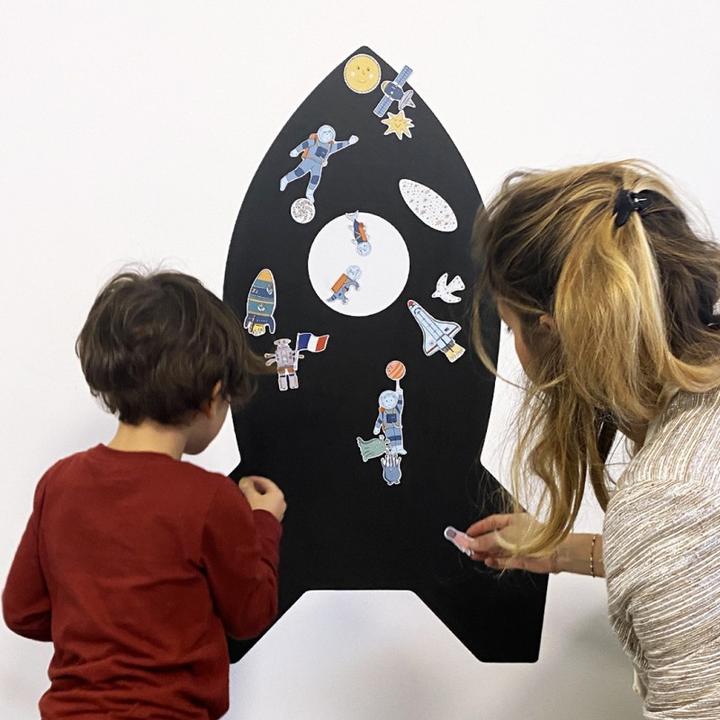 Image du produit Ferflex Ensemble de tableaux magnétiques Fusée