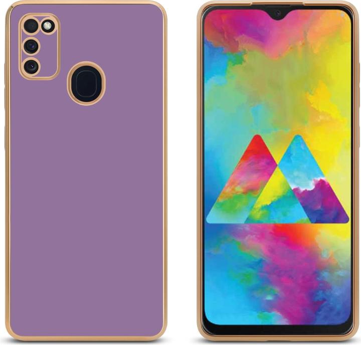 Productafbeelding Cadorabo Hoesje voor Samsung Galaxy M21 / M30s in TPU met camerabescherming LM130 Style (Samsung Galaxy M30, Samsung Galaxy M21)