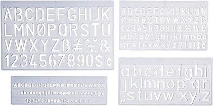Actual product image Wedo Stencil Set with Pen (118 mm)