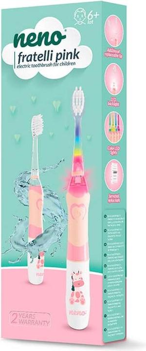 Actual product image Neno Szczoteczka Fratelli Pink Elektryczna szczoteczka dziecięca ( 6+y ) (Sonic toothbrush)