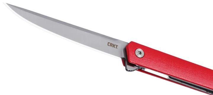 Produktbild CRKT CEO Flipper Red Silver Blade (8.50 cm)