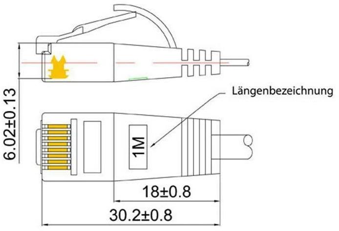 Produktbild Wirewin Netzwerkkabel (UTP, CAT6, 0.75 m)