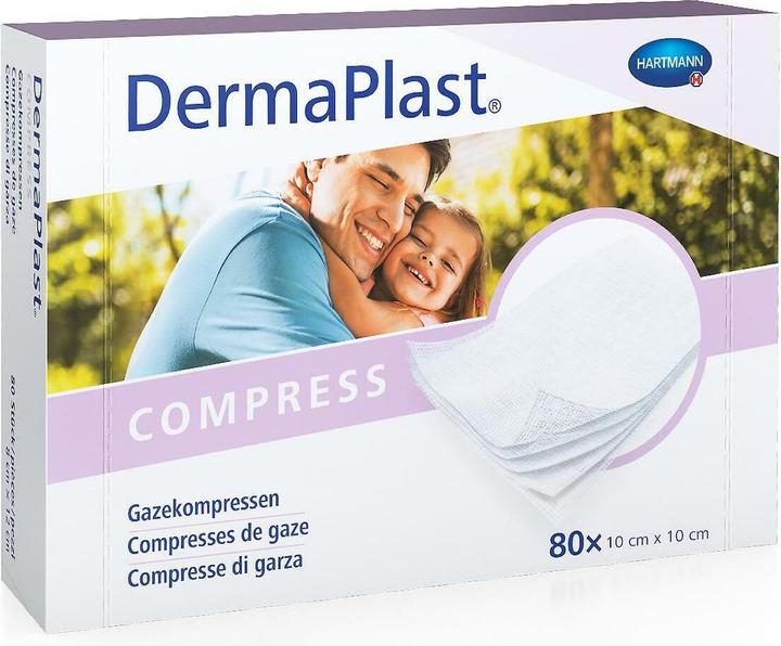 Produktbild DermaPlast Compress 10x10cm 80 Stk
