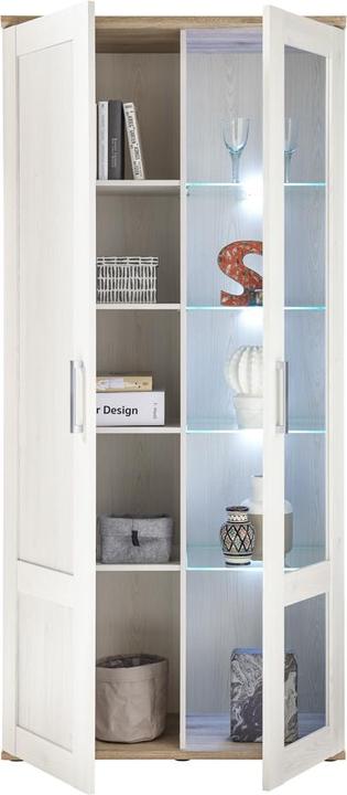 Produktbild HBZ-Meble HBZ Meble Romance Vitrine Holzwerkstoff in Sibiu Lärche/San Remo hell