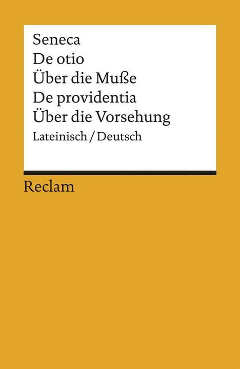 Actual product image About the leisure. About Providence (German, Séneca, Gerhard Krüger, Gerhard Krueger)