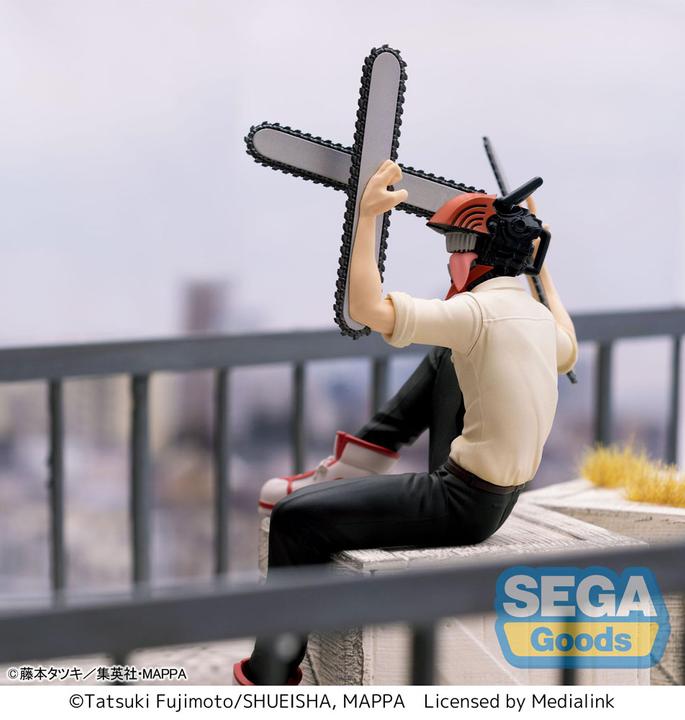 Immagine prodotto Sega Goods CHAINSAW MAN - Uomo con la motosega - Figurina PM che si appollaia 14 cm
