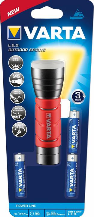 Produktbild Varta Outdoor Sports F10 (12.20 cm, 235 lm)