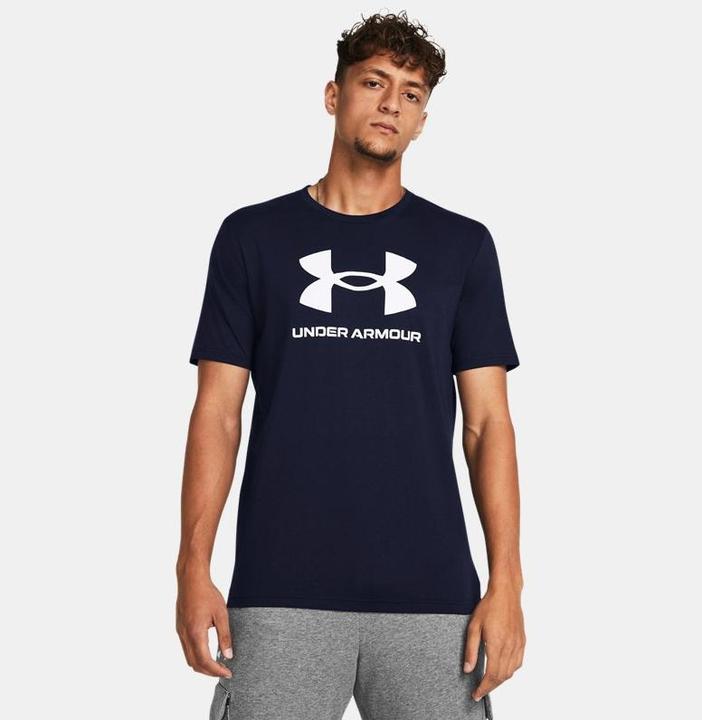Actual product image Under Armour Koszulka męska Sportstyle Logo granatowa 1382911 408 S (S)