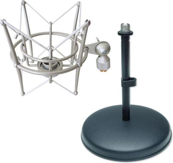 Produktbild keepdrum MS089 Mikrofon Spinne mit MS032 Tischstativ