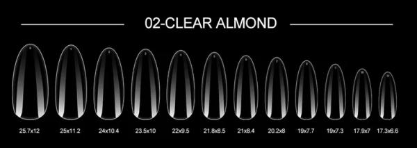 Produktbild Canni Nail Tip (Kunstnägel, Clear)