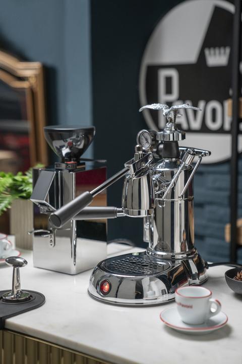 Productafbeelding La Pavoni LPLMLN01EU Koffiezetapparaat met hendel, roestvrij staal