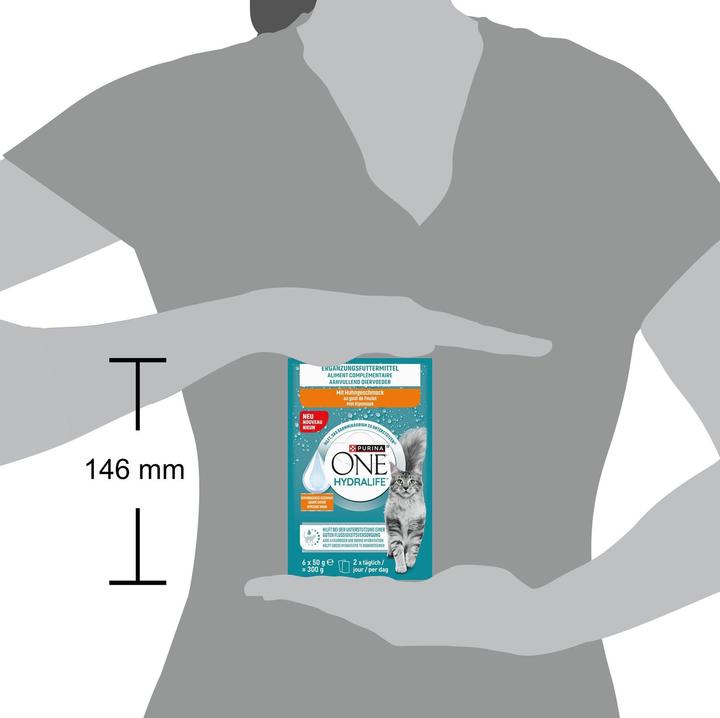 Produktbild Purina ONE Hydralife Huhn (Adult, 6 Stk., 300 g)