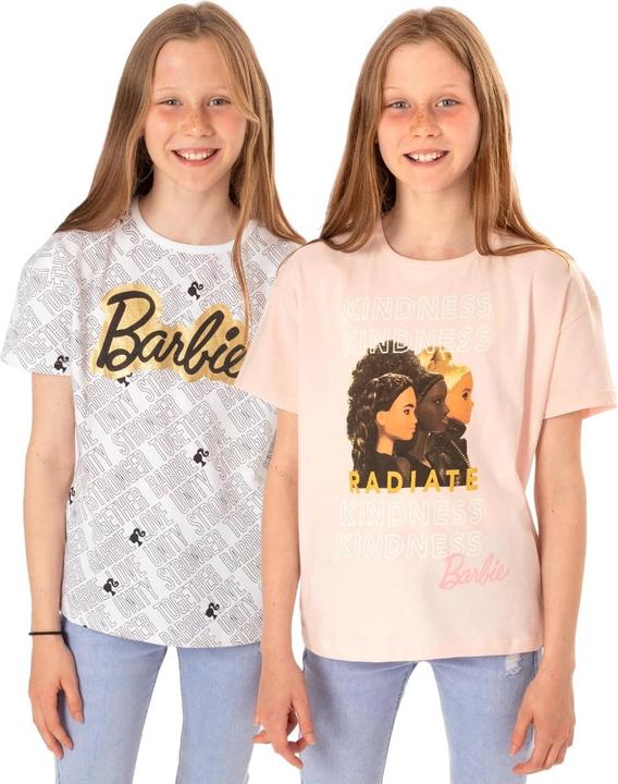Produktbild Barbie Kindness Stronger Together Unity And Love TShirt Mädchen (2erPack) (128)