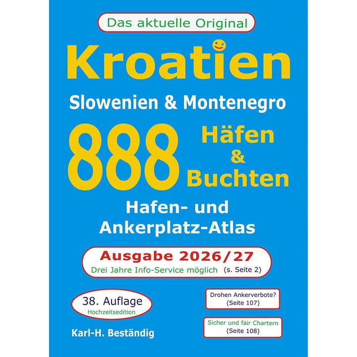 Energie-Label Compass 888 Häfen und Buchten Kroatien, Slowenien, Montenegro (Karl - H. Beständig)