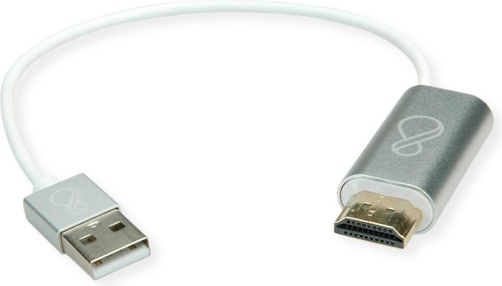 Produktbild Bachmann Ochno Adapter HDMI zu USB-C und USB-A - Adapter - Digital/Daten (DC-Stecker 4.5 mm, 25 cm)