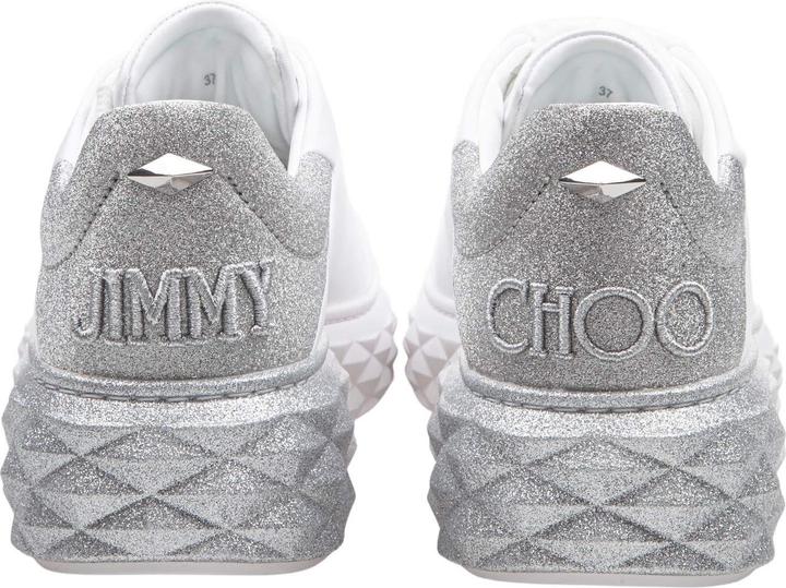Immagine prodotto Jimmy Choo white leather sneakers with glitter degrade (37)