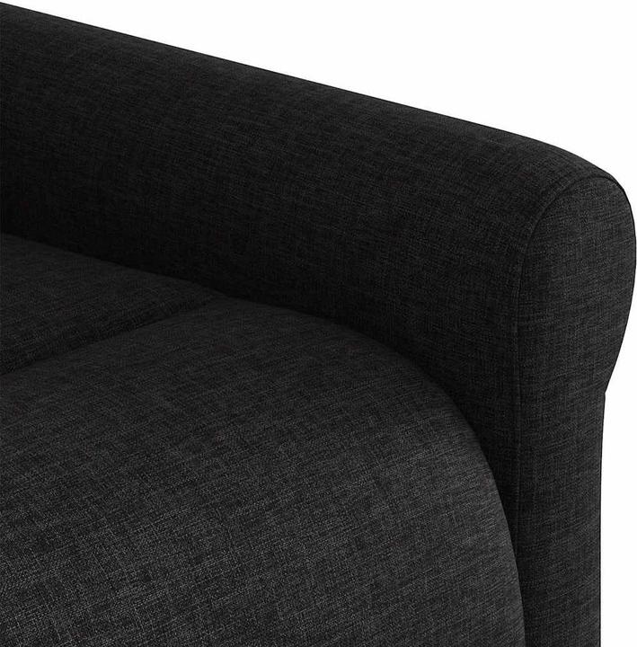 Actual product image VidaXL Massage chair with stand-up aid black fabric