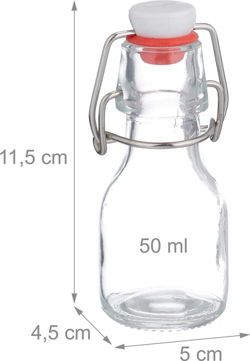 Produktbild Relaxdays Flaschen Set (25 Stk., 0.05 l)