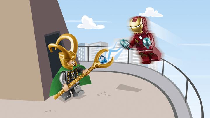 Produktbild LEGO Juniors Iron Man gegen Loki (10721, LEGO Marvel)