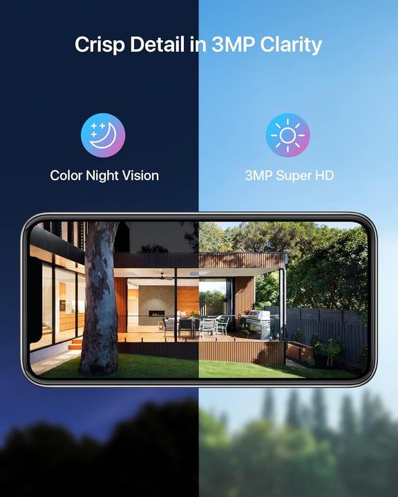 Image du produit Zosi 2K WLAN Überwachungskamera-Set mit NVR