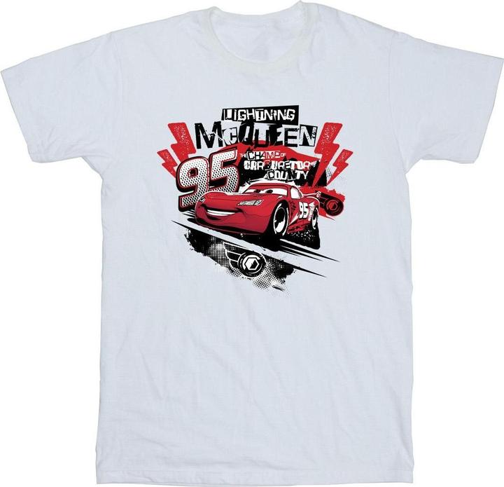Disney Cars Lightning McQueen Collage TShirt (5XL)
