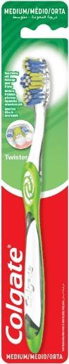 Colgate Twister Zahnbürste, Durchschnitt, 1 Stück (Mittel, 1 x)