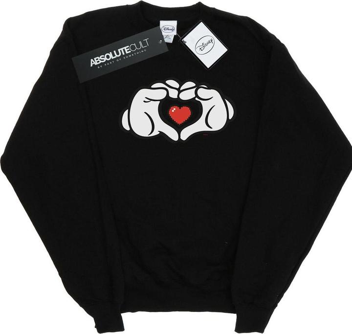 Disney Mickey Mouse Heart Hands Sweatshirt Mädchen