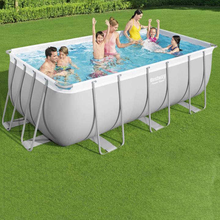 Produktbild Bestway Power Steel Frame Pool-Set (412 x 201 x 122 cm)