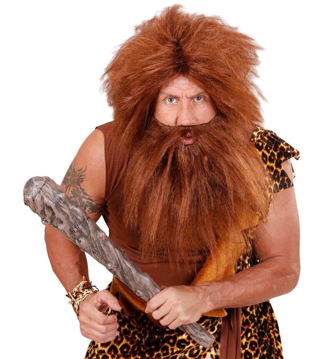 Actual product image Widmann Brown wig with beard (One size)