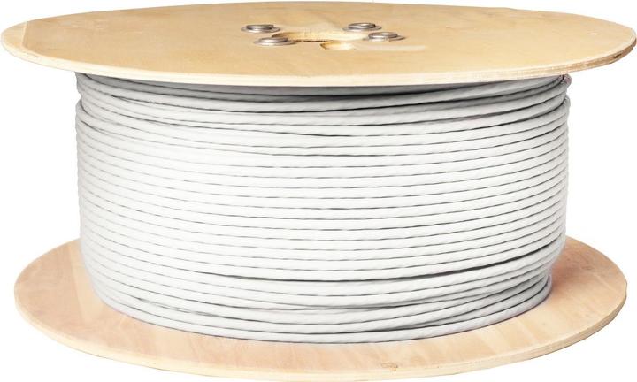 Actual product image Shiverpeaks S/CONN maximum connectivity SAT coaxial cable 1.0 / 4.8, triple shielded, 128x0.12mm ALU braid, 2 (110 dB, Antenna cable)