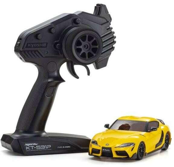 Produktbild Kyosho Mini-Z MA-020 Toyota GR Supra TRD, Gelb AWD, 1:27, Readyset (RTR Ready-to-Run)