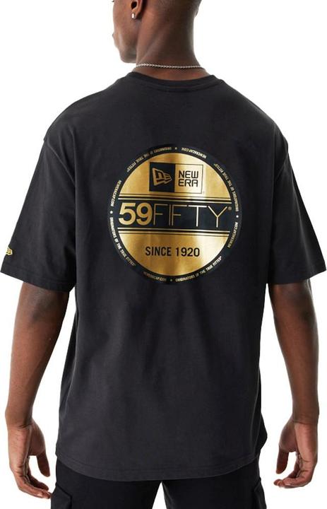 New Era Oversize Shirt - 59FIFTY STICKER schwarz - L (L)