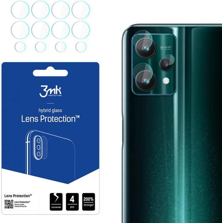 Actual product image 3MK Lens Protect Realme 9 Pro Camera lens protection 4 pcs. (1 Piece, Realme 9 Pro)