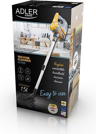 Actual product image Adler AD 7036 Vacuum Cleaner Bagless, Bronze