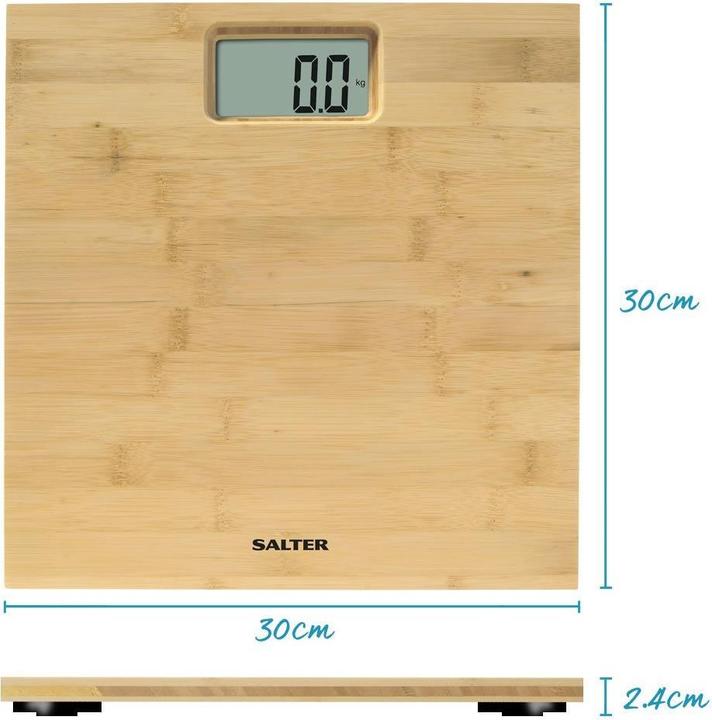 Produktbild Salter 9086 WD3R Bamboo Elektronische Personenwaage (150 kg)