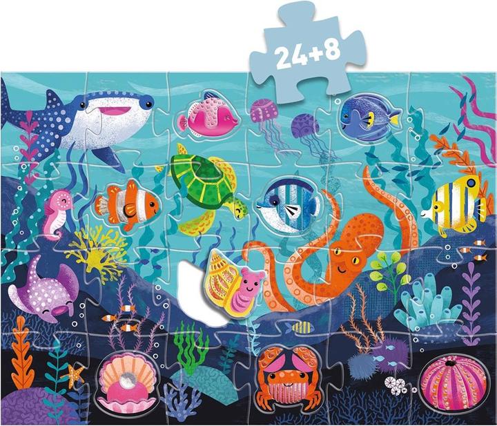 Produktbild Djeco Puzzle Tactilo Meer 32 Teile (32 Teile)