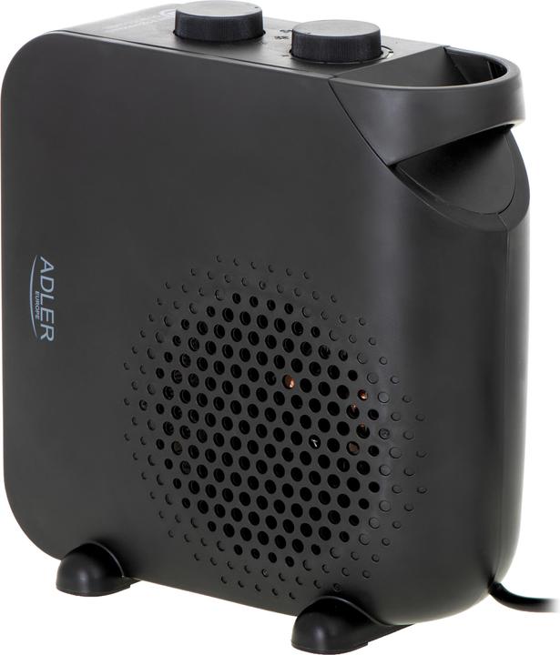 Image du produit Adler Heater AD 7725b Chauffage par ventilateur, 2000 W, Nombre de niveaux de puissance 2, Juodas (2000 W)