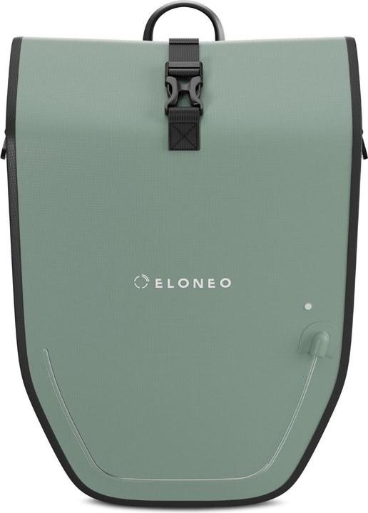 Actual product image Eloneo Waterproof panniers with LED (20 l, Luggage carrier bag)